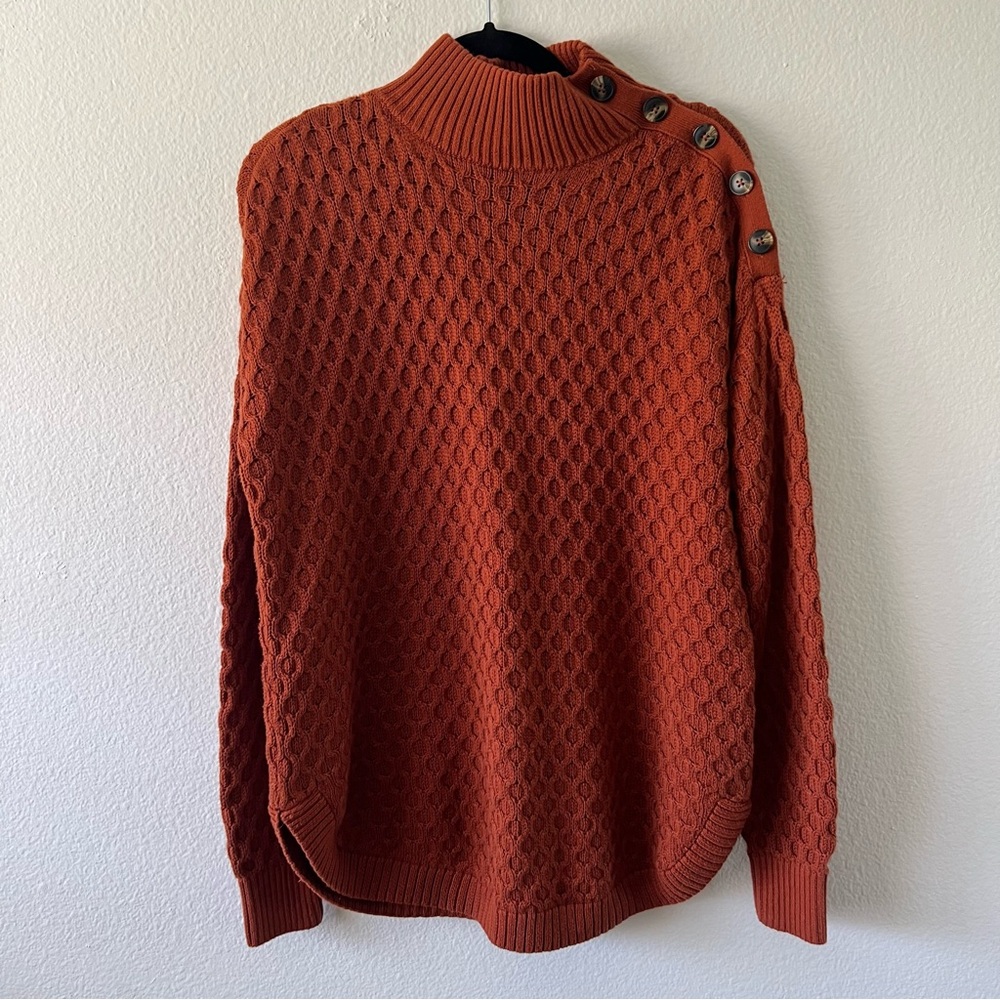 Motherhood Maternity Burnt Orange Knit Sweater XS